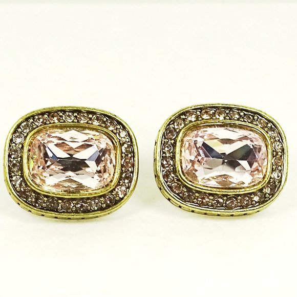 HEIDI DAUS Exquisite Elegance Light Pink Crystal Necklace & Earrings Set - Picture 10 of 12